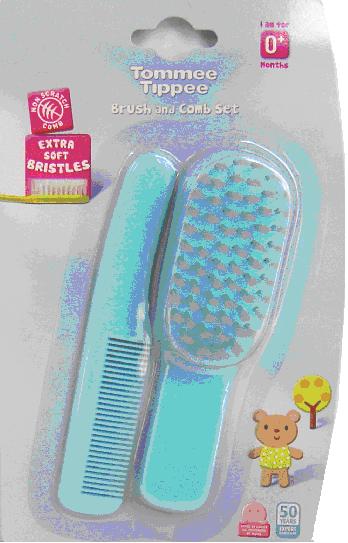 TOMMEE TIPPEE BABY BRUSH & COMB SET 
